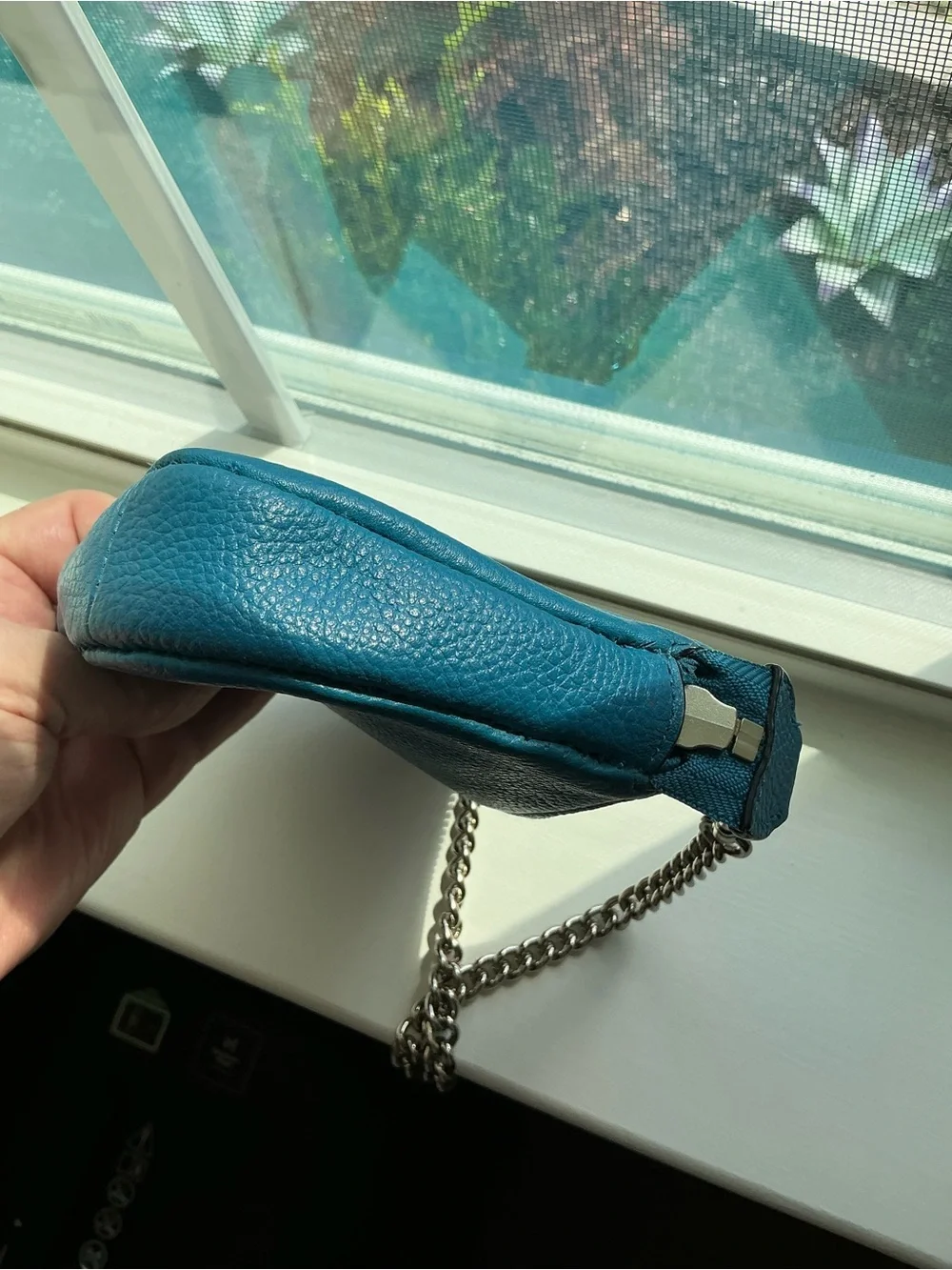 Coach Blue Pebbled Leather Convertable Nolita 15/previous project